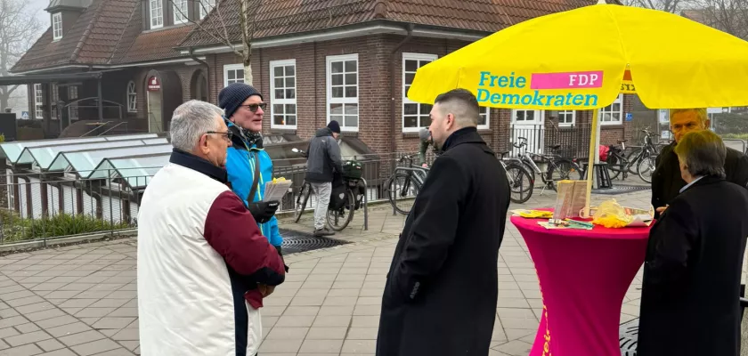 Infostand Saseler Markt